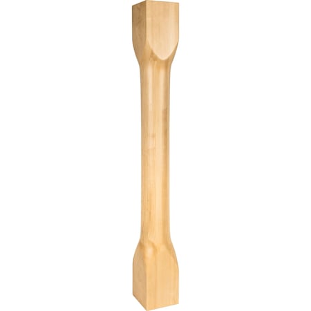 Hardware Resources 5" Wx5"Dx42"H Hard Maple Cathedral Turned Post P83-5-42-HMP